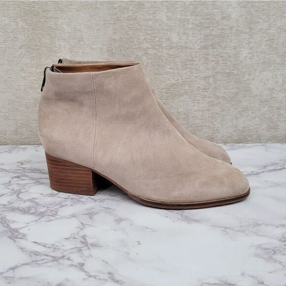 Seychelles Leather Floodplain Sand Suede Leather Ankle Booties Women's Size 8 - Picture 2 of 16